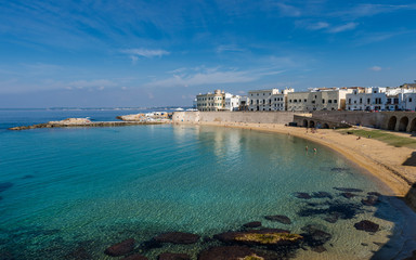 Stadtstrand von Gallipoli; Apulien