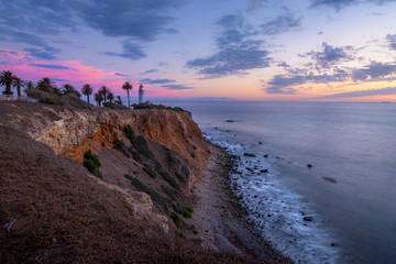 Colorful Sky after Sunset at Point Vicente Lighthouse
