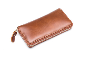 brown personal men organizer on white background