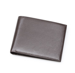 black male wallet  on white background
