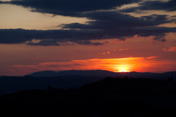 Tuscany sunset