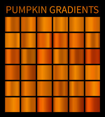 Fototapeta premium Orange gradients for Halloween banners, flyers, posters background