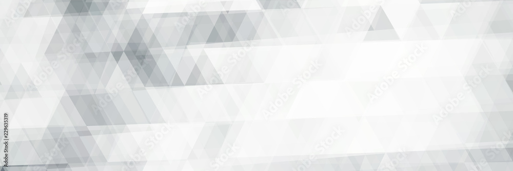 Aufkleber horizontal black-and-white banner pattern with triangles