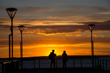 atardecer