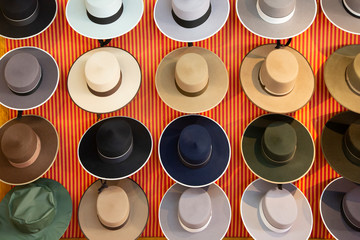 Exposition of spanish sombreros