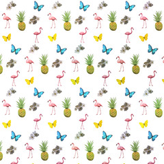 flowers and butterflies