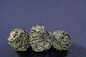 Jiaogulan is a plant of the cucurbit family, parts of the plant are prepared as vegetables, lettuce...