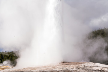 Eruption at Yellow Stone National Park