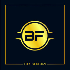 Obraz premium Initial Letter BF Logo Template Design