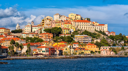 Imperia, a beautiful old town on italian Riviera, Italy