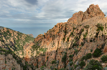 Les calanques de Piana entre Piana et Porto - Corse