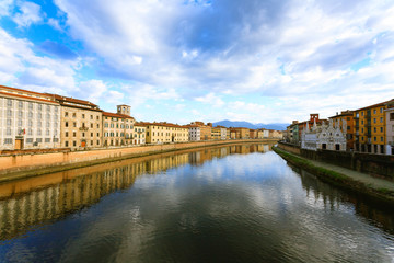 Pisa day view, Tuscany, Italy