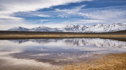 Sierra Nevada Mountains Reflection