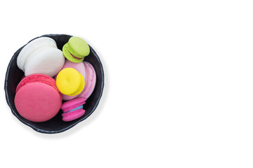 colorful macaroons, Sweet and tasty for cooking and restaurant menu,Top view