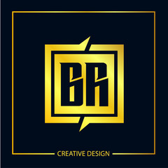 Initial Letter BR Logo Template Design