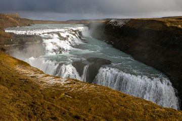 Gullfoss Waterfall in Iceland
