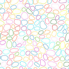 Pebble colorful background, seamless pattern for your design