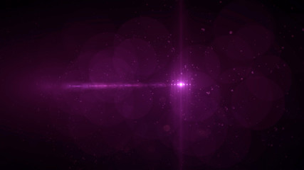 Purple lens flare light