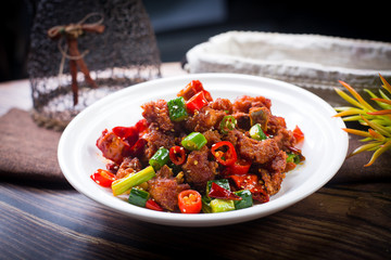 Spicy sichuan chicken