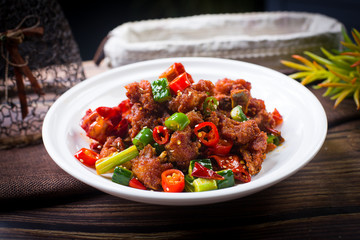 Spicy sichuan chicken