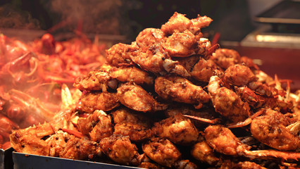At street food in wuhan. It's local food in Hubei, China.