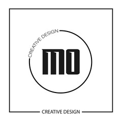 Initial Letter MO Logo Template Design