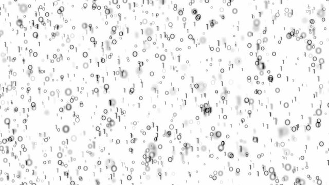 Digi1010 - 3D Digital Background Video Background Loop // A 3D-ish variant of state switching binary digits. Greatly suited as looping background regarding all things internet and computer.