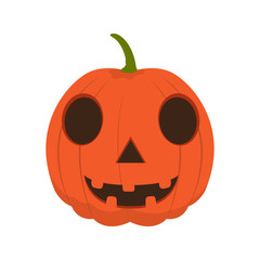 Isolated happy halloween pumpkin. Vector illustration design