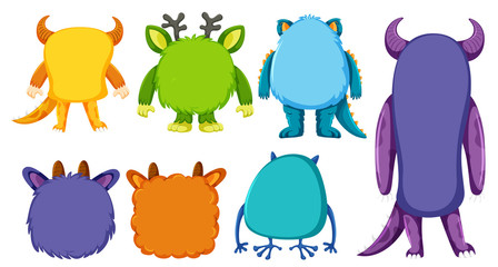 Back ok monster collection © brgfx