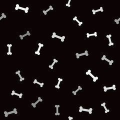 Bone pattern. Seamless vector