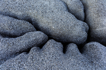 A rocky mountain or pile of fine white stone, which was mined from the mining process