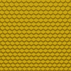 Abstract  hexagon blocks, 3d rendering