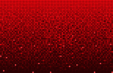 The Banner Red Sequins Glitter, Sparkle, Back.