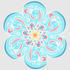 abstract floral ornament 