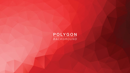 Fototapeta premium Polygon Red Light