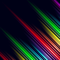 Abstract Rainbow Light Effect electronic wave music vector background