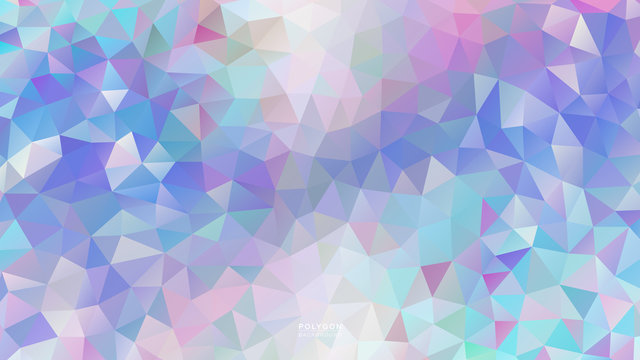 Polygon Cystal Colorful