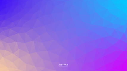 Polygon Purple light Blue