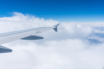 Blick aus dem Flugzeug