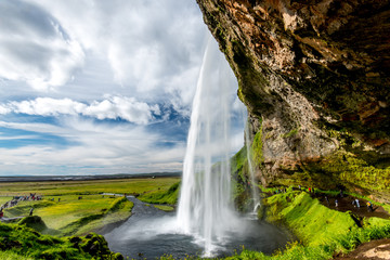 Fototapeta na wymiar アイスランドの滝