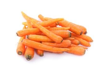 Carrot with white background