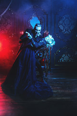 Naklejka premium vampire couple together