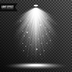 Illuminated scene, spotlight, stage, light effect vector transparent