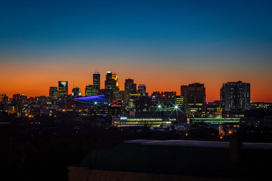 Downtown Minneapolis Blue Hour