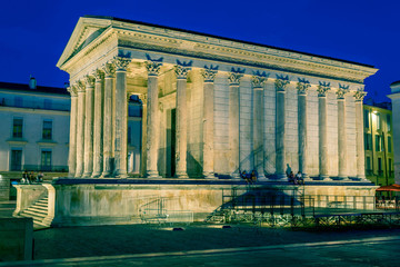 Nîmes Touristique, Gard, Occitanie, France.