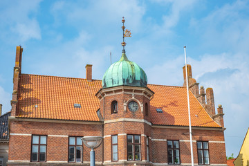 Fototapeta premium Old Townhall of Stege, Moen Island, Denmark
