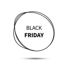 Black Friday Sale design template. Black Friday vector logo