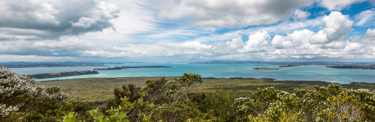 Fototapeta na wymiar Hauraki Gulf, New Zealand.