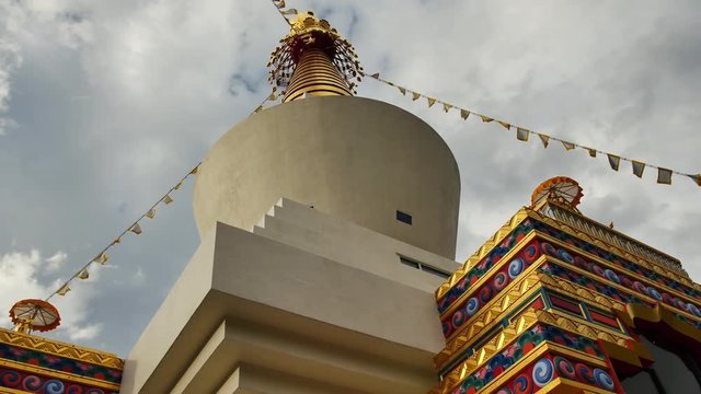 A dome on the stupa in Red Feather Lakes, CO