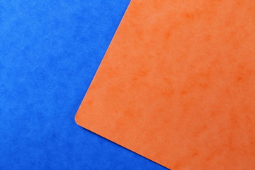 Color paper texture and background, isolated on white